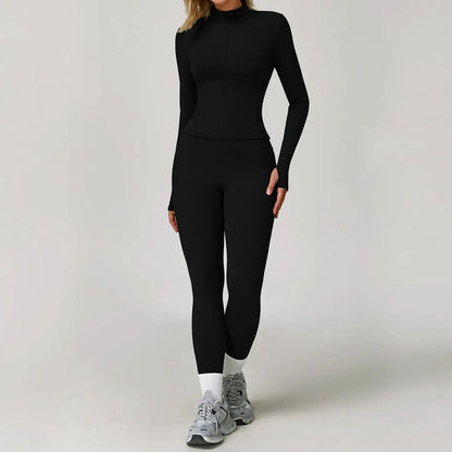 2/3PCS Yoga Suit Sports Set Gym Set Women Tracksuit Running Workout Clothes Long Sleeve Sports Bra Athletic Wear Yoga Clothing