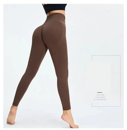 Nude Yoga Pants Women High Waist Seamless Hip Lifting