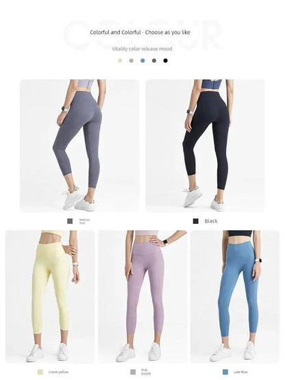 Technology Skinny Running Quick Dry Yoga Pants For Fitness