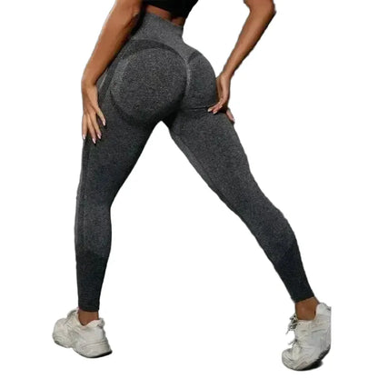 Sleek High-Waisted Yoga Leggings Seamless Fitness Wear