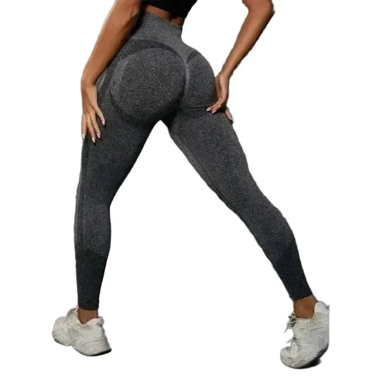 Sleek High-Waisted Yoga Leggings Seamless Fitness Wear
