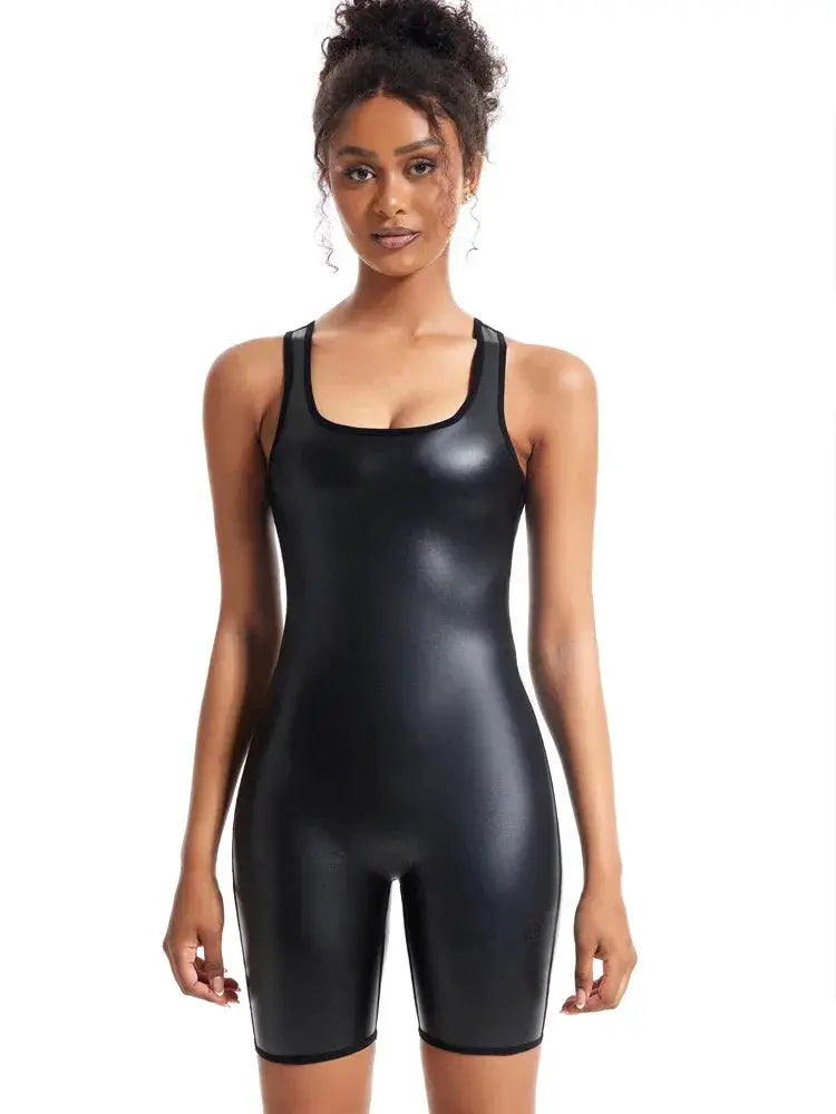 U Neck Sleeveless Body Shaper Bodysuit For Women Shapewear