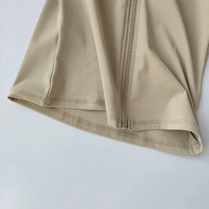 Yoga Suit Women High End Standing Collar Long Sleeve Jacket