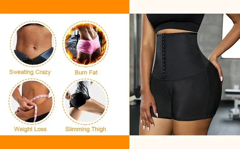 Missmoly Sauna Shorts For Weight Loss And Tummy Control