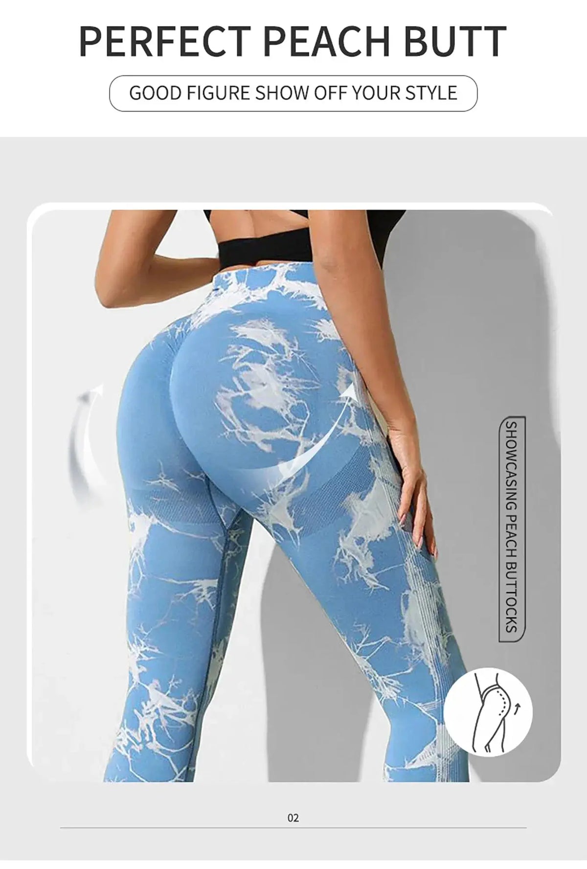 Tie Dye Leggings Seamless High Waist Women Fitness Wear Yoga