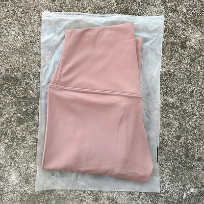 Solid Color Back Waist Pocket High Waist Yoga Legging Women Sport Cropped Pants Butter Athletic Gym Comprehensive Training Jog