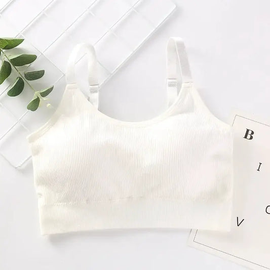 Sexy Women Gather No Steel Ring Lingerie Bra Top Underwear