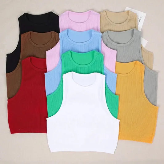 NovaWear Summer Seamless Push Up Y2K Tank Top - Lightweight LiftUp Casual Summer